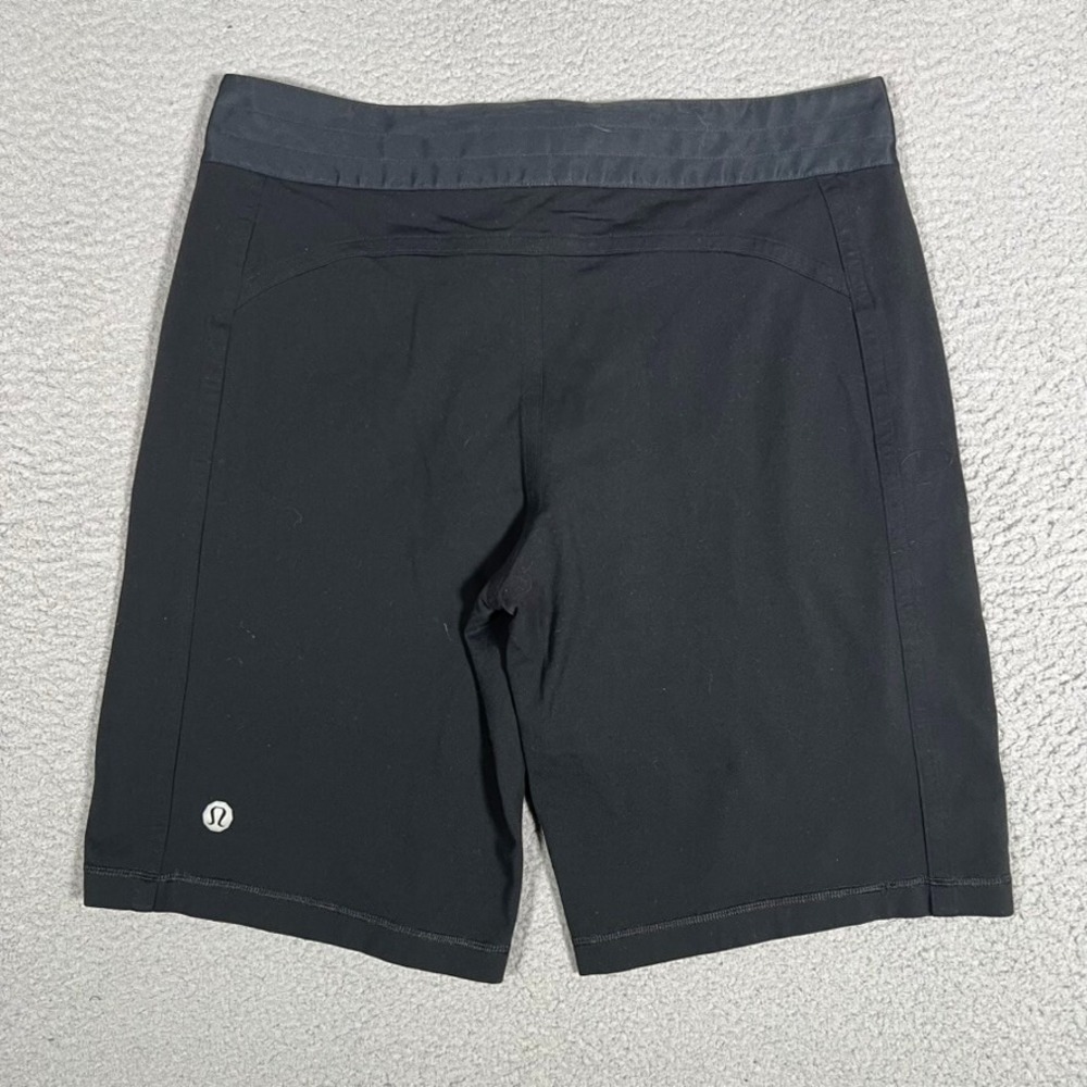 Lululemon Shorts Mens 33 Black Boardshorts 10" Swim Surf Beach Drawstring Pocket - Picture 9 of 10
